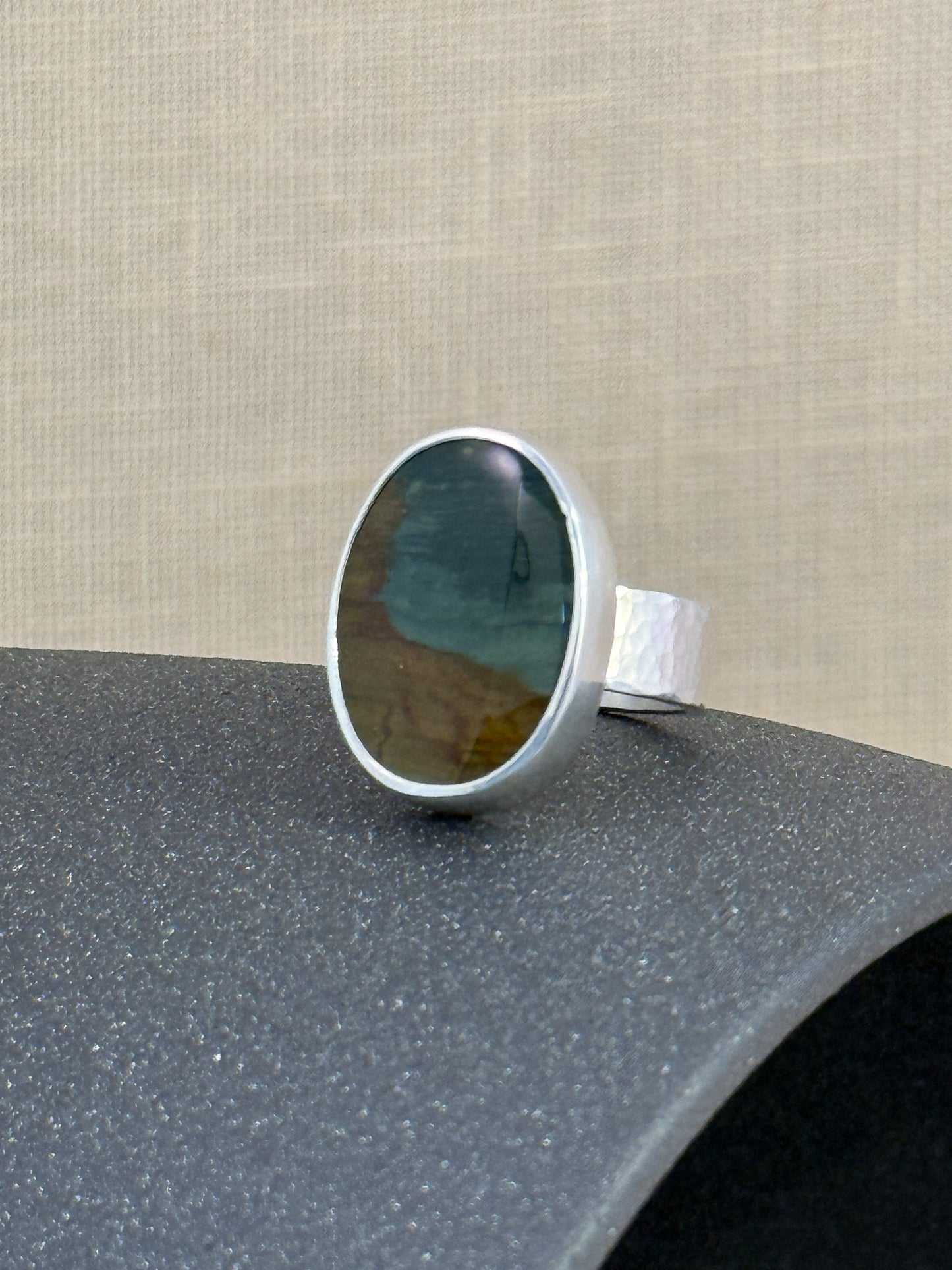 Gary Green Jasper Desert Ring