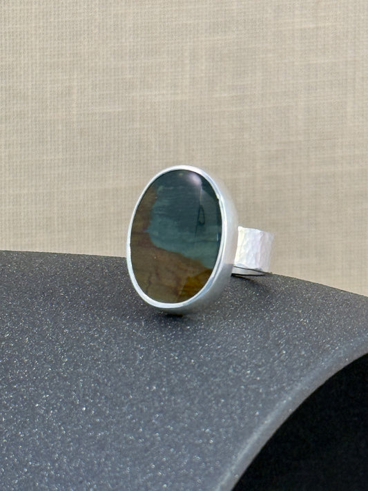 Gary Green Jasper Desert Ring