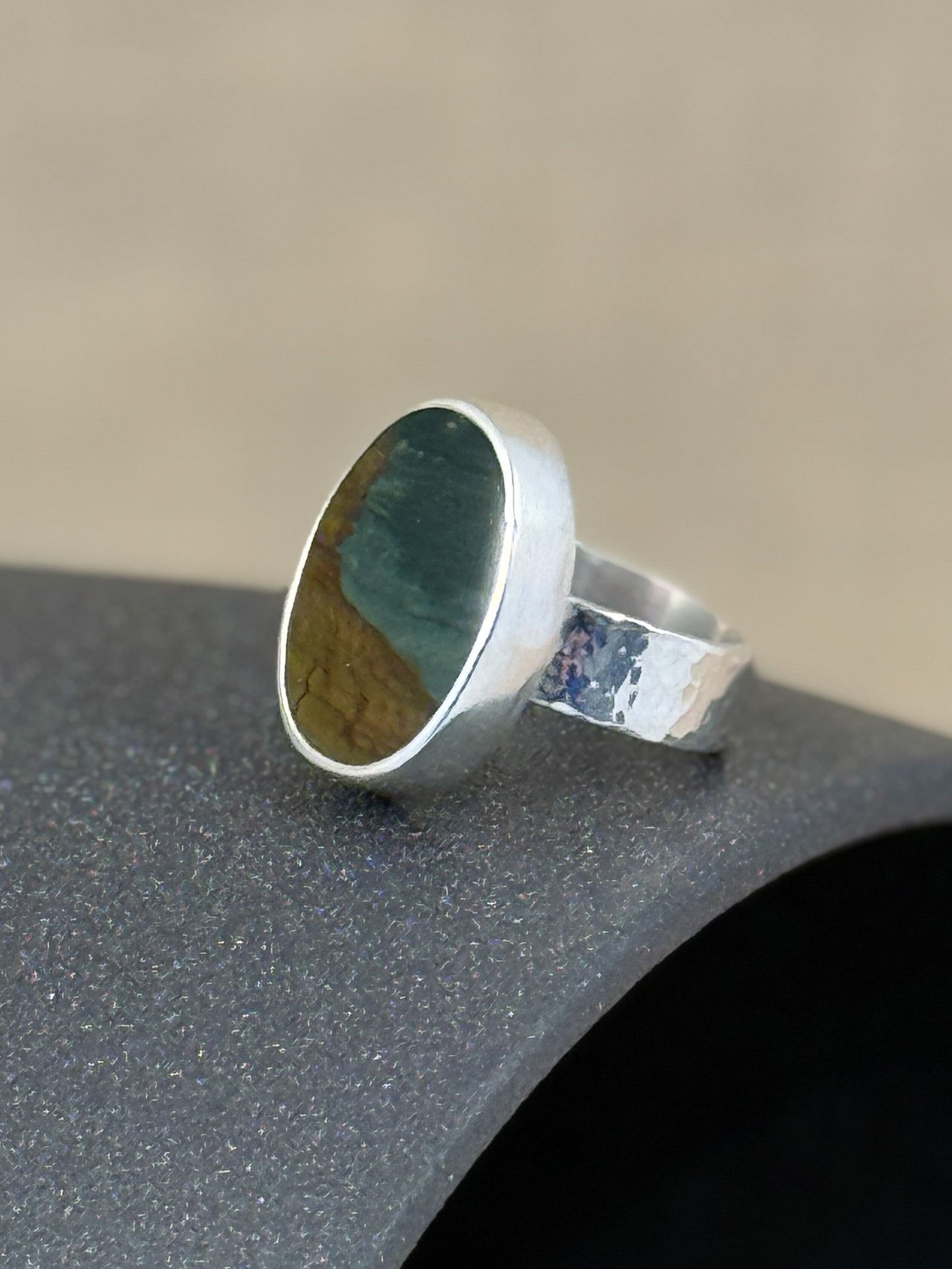 Gary Green Jasper Desert Ring